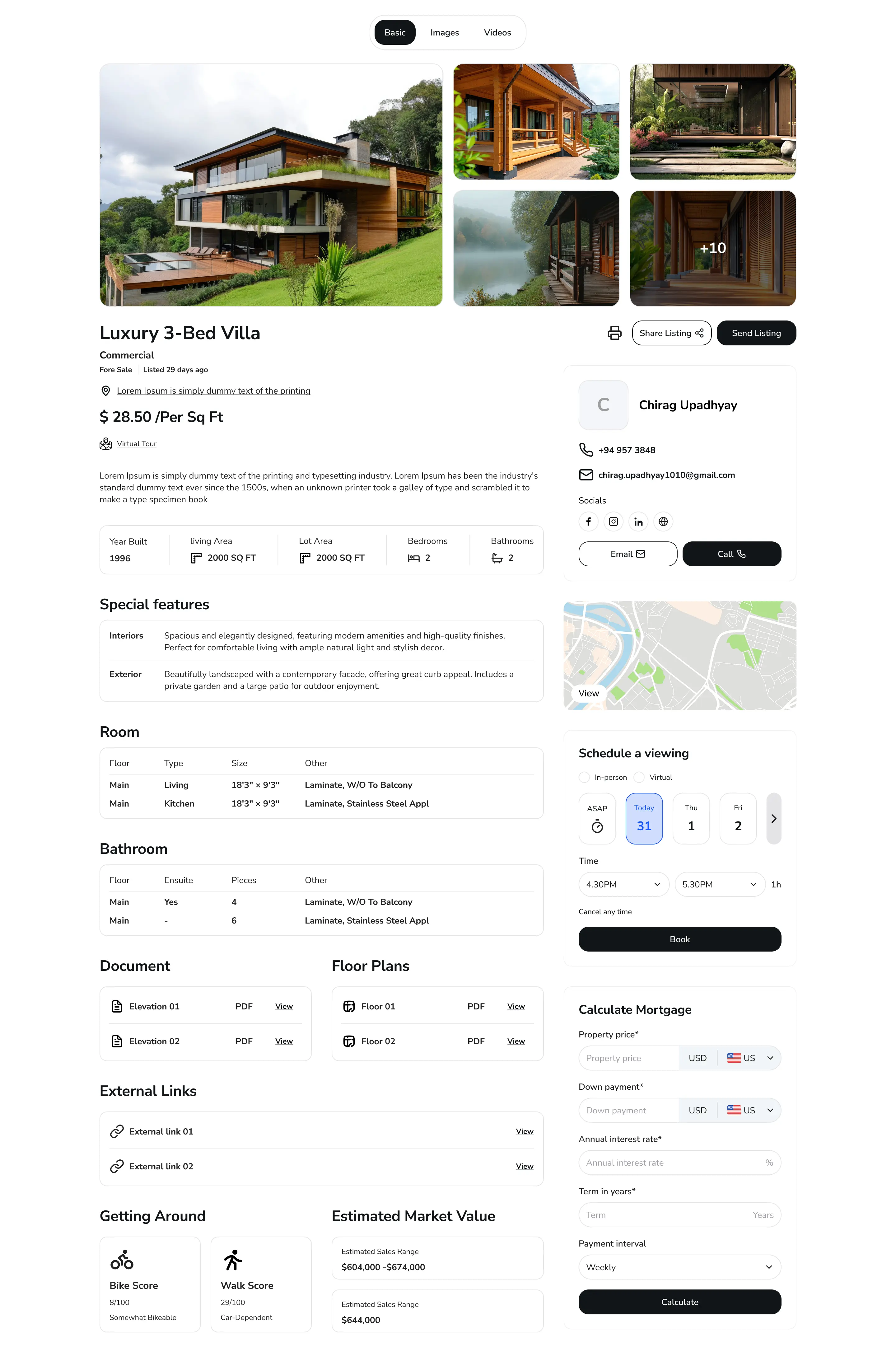 Property detail basic view